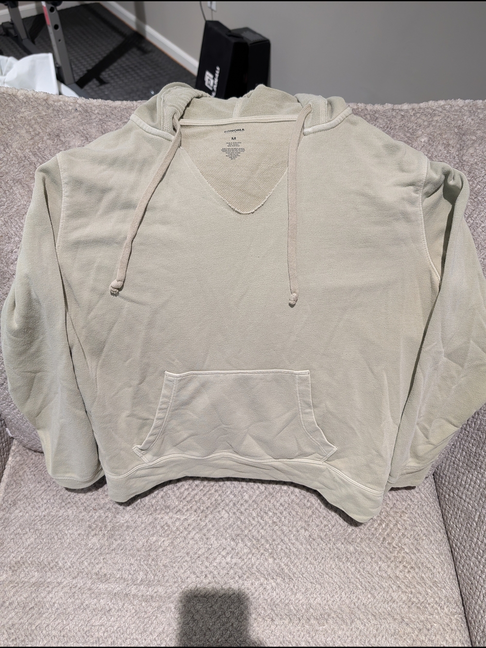 Sonoma Sage Green Hooded Pullover